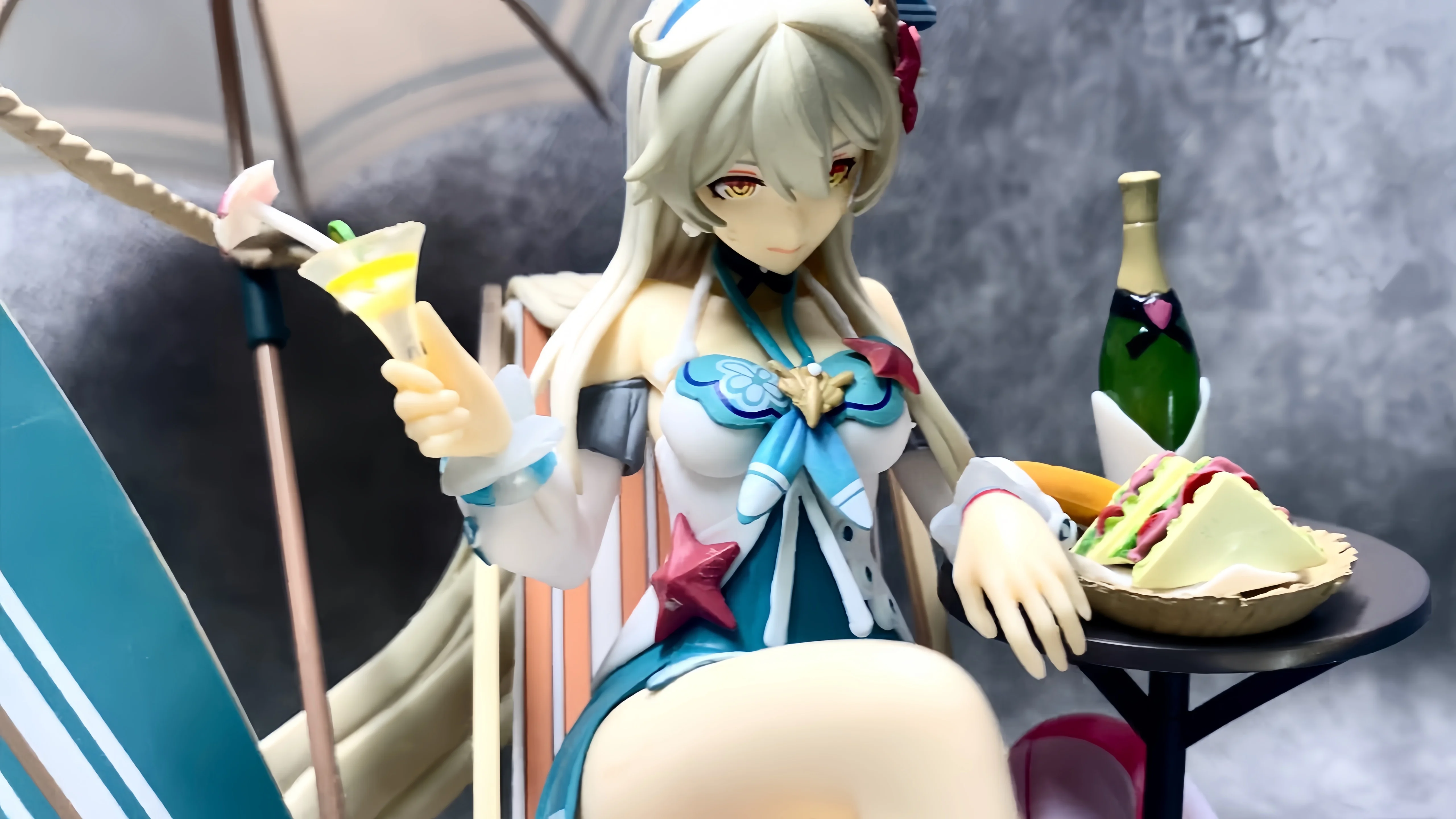 25cm Honkai Impact 3rd Kiana Kaslana Parasol Kaiserin PVC Character Collection Model Doll Gift Toy Anime Action Figure