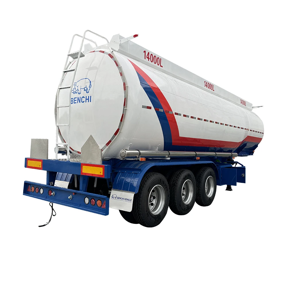 stainless steel  fuel tank gasoline diesel truck trailer fuel tanker semi trailer