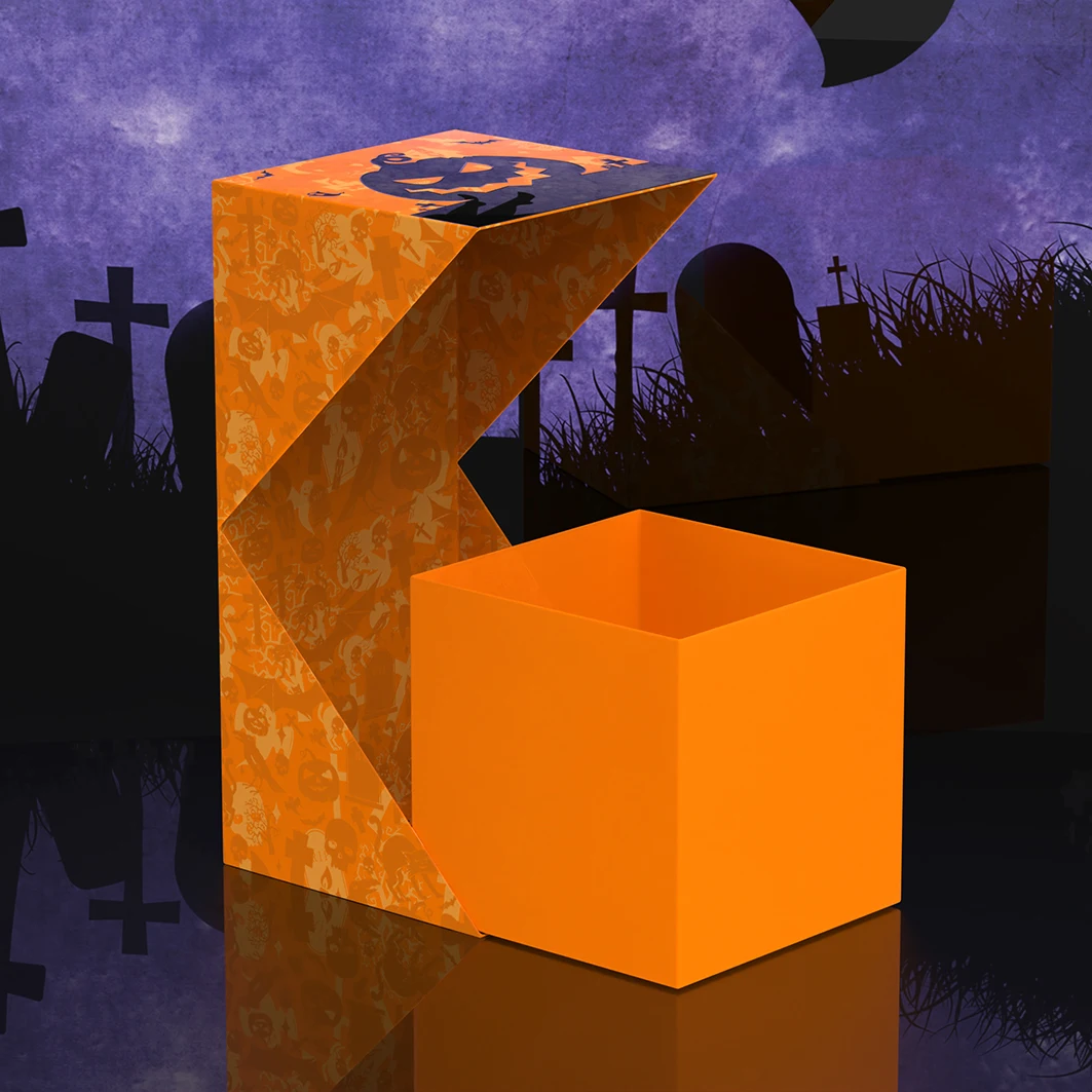 China Wholesale Custom Halloween Packaging Design Cardboard Gift Candle Packaging Box for Baseball Boxes with Logo Packaging Box