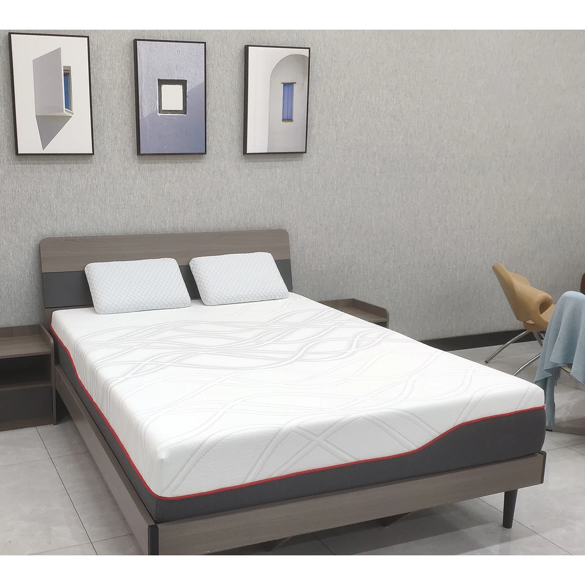 Fabric Quilted with Dacron Foam Customizable  High End Mattress Factory Price Memory Foam Supportive Foam Mattress