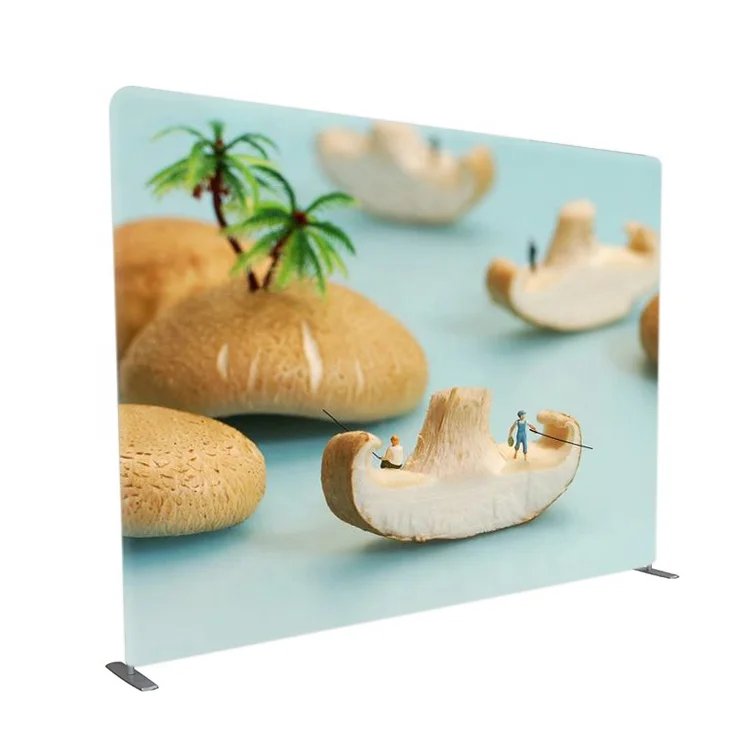 Stretch 10ft 8ft portable exhibition fabric backdrop trade show booth wall