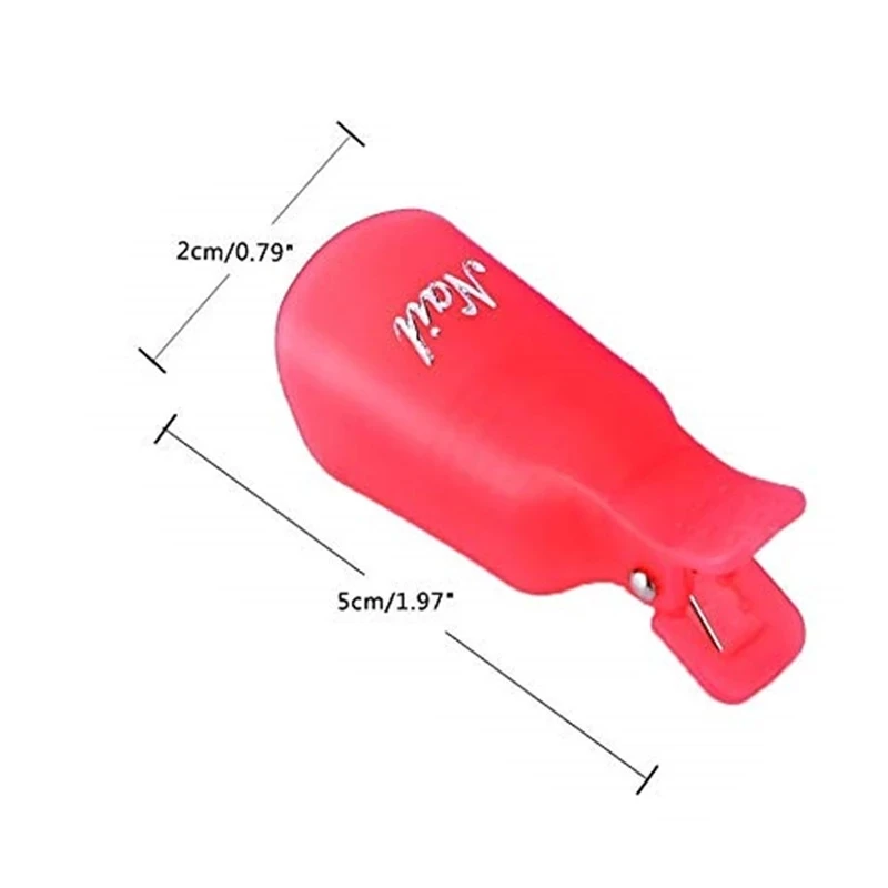 Colored Wearable Plastic Acrylic Nail Plastic Clip High Quality Nail Art Tool Uv Gel Nail Remover