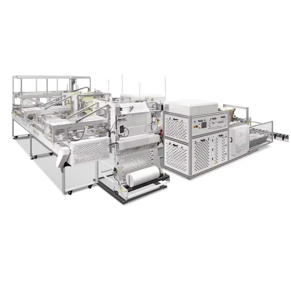 High Quality Full Automatic Plastic Lids Packing Machine Plastic Lids Cover Bagging Machine