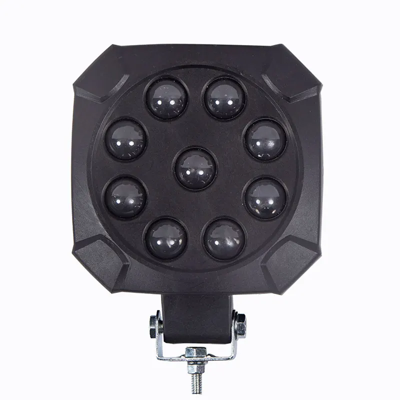 12V car led work light for truck offroad 27W 4inch square vehicle working spotlight tractor ATV SUV motorcycle driving lamp