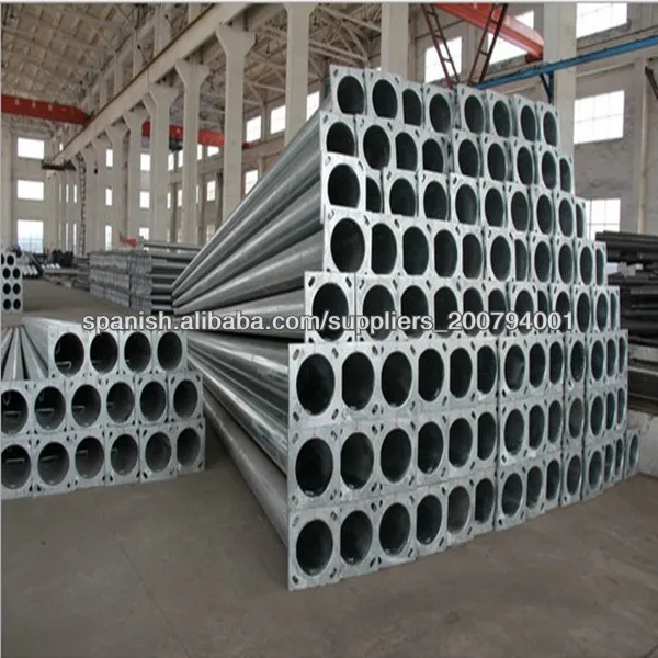 15-45m galvanised high mast light pole