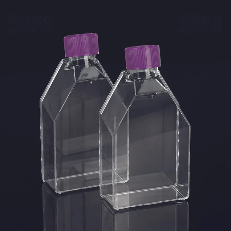 TC Treatment Sterile 750ML Cell Culture Flask with Vent Cap