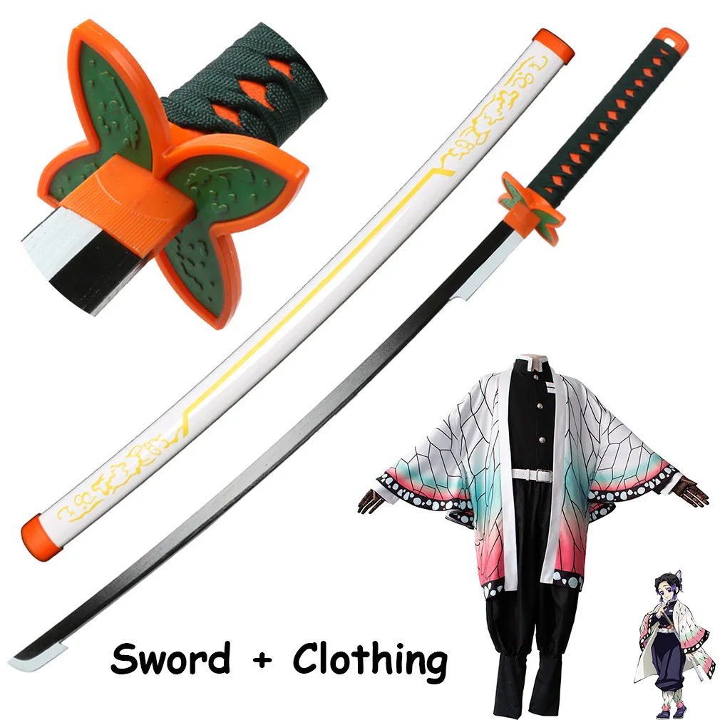 Anime Demon Slayer  Kyoujurou Character Props  Halloween Gift Cosplay Clothing Sword Katanan Prop Sets Kimetsu no Yaiba