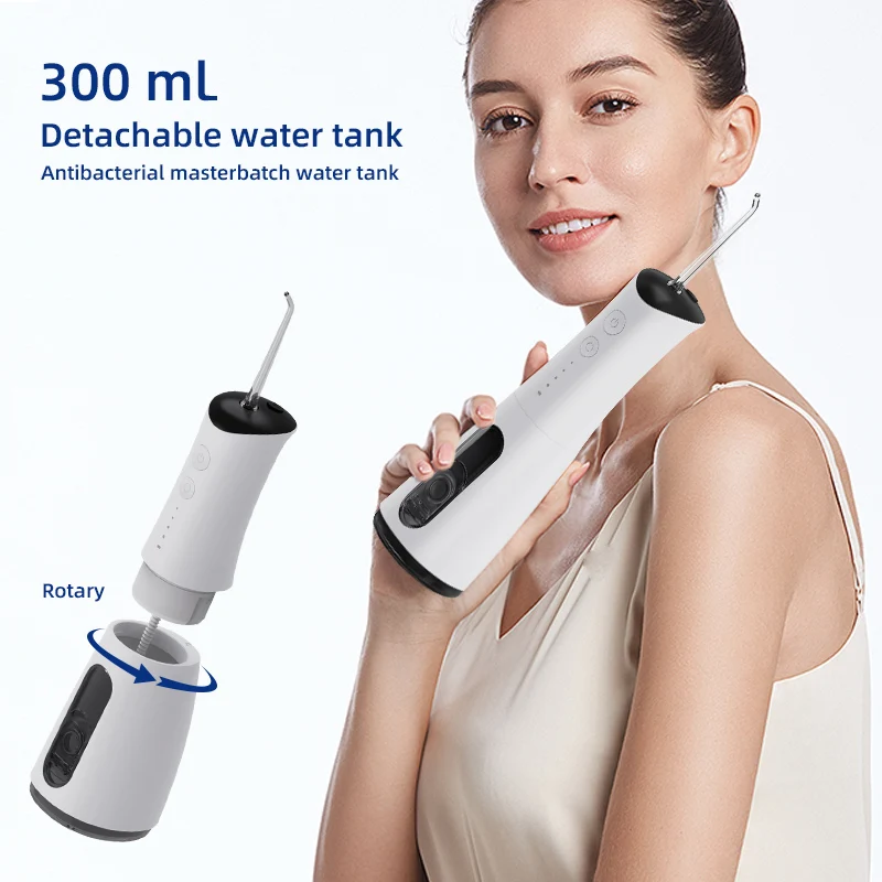 In stock Rechargeable IPX7 Waterproof Dental Punch Device Portable Generic Teeth Cleaning WaterPick Oral Irrigator Water Flosser