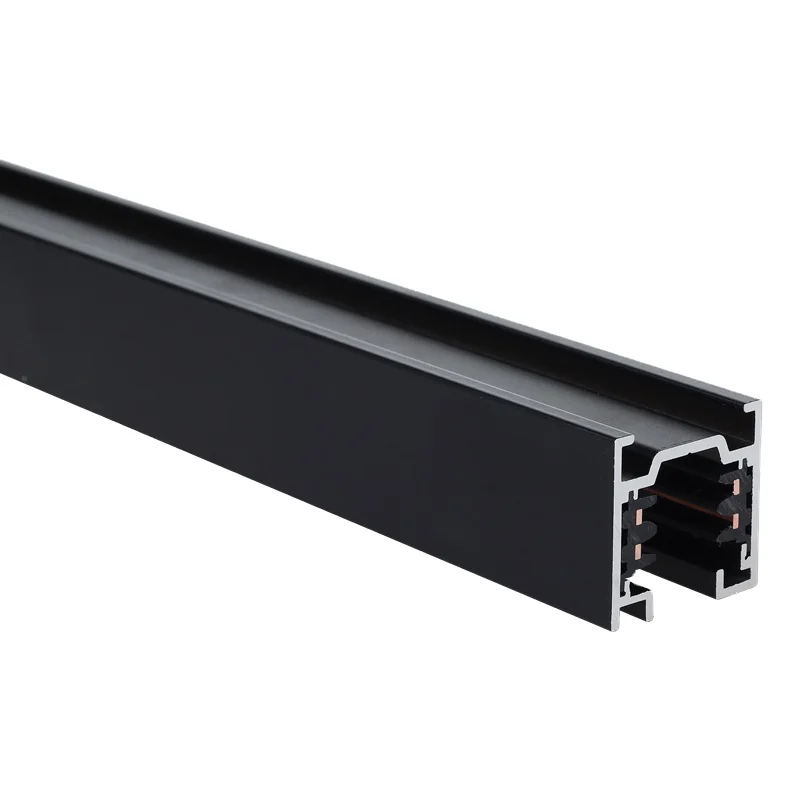 4 wires 3 circuits spotlight 3m lighting track rail  for home and museum lighting