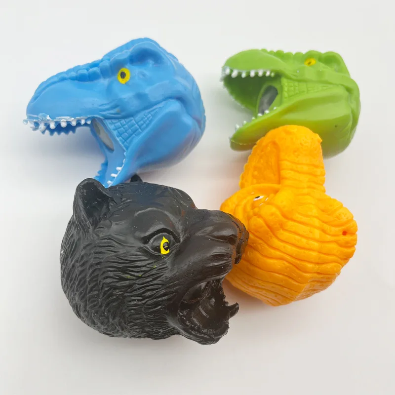 Wholesale Yiwu Factory Squishy Dinosaur Beads Fidget Toys Squishy Vending Monster Animal Toys For Kids