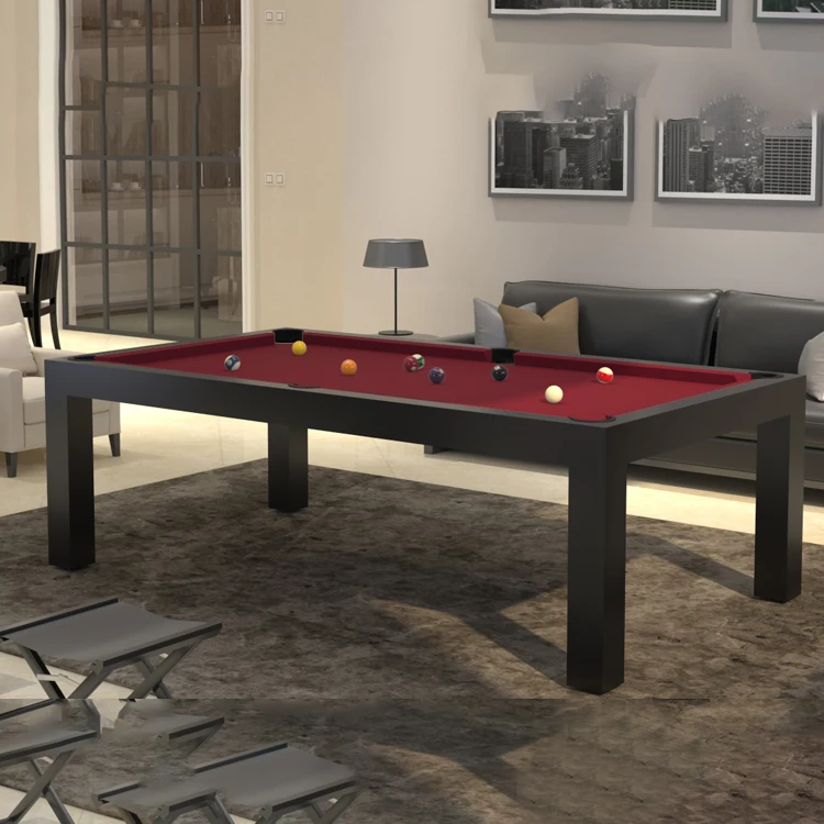 
High-end customized standard pool table size 9ft pool dining table 