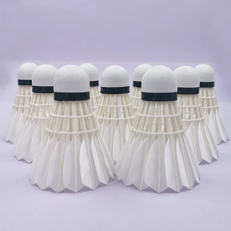 Professional BWF Approved Badminton Shuttlecock High Quality Duranble Goose Feather Speed 74-79 Suitable