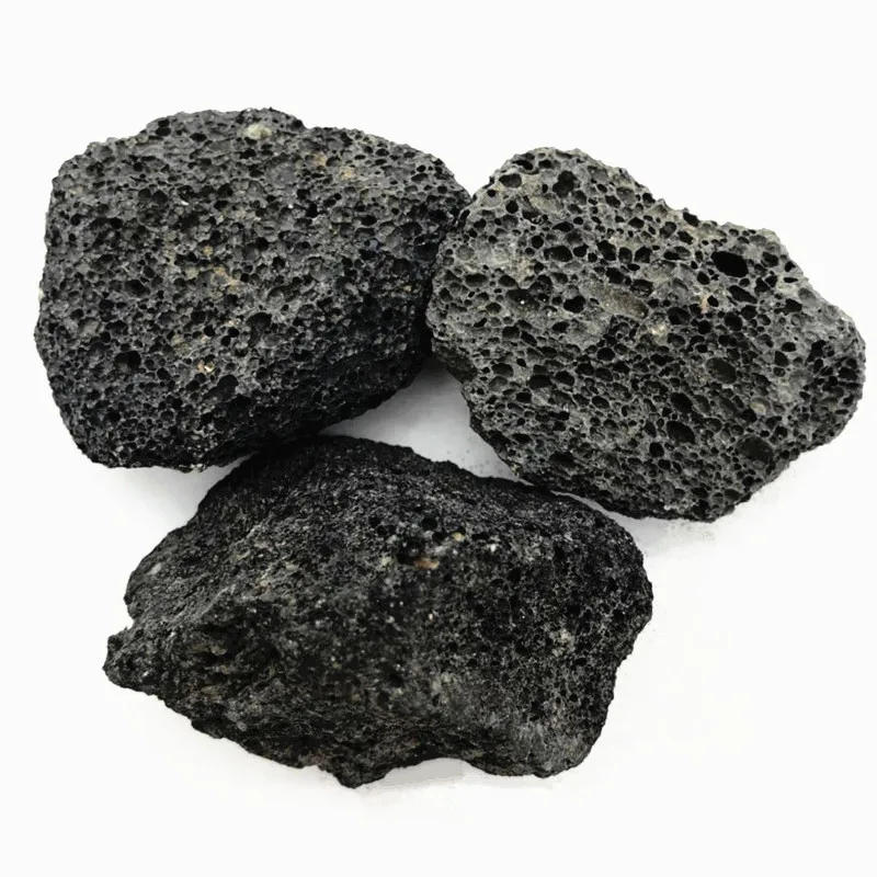 natural lava stone black basalt grill stone