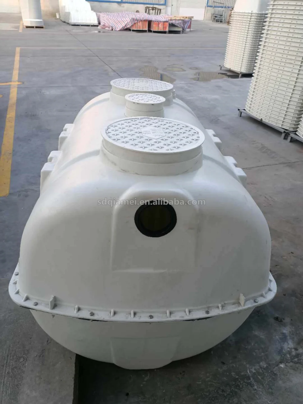 Underground used FRP septic tank/plastic material tank