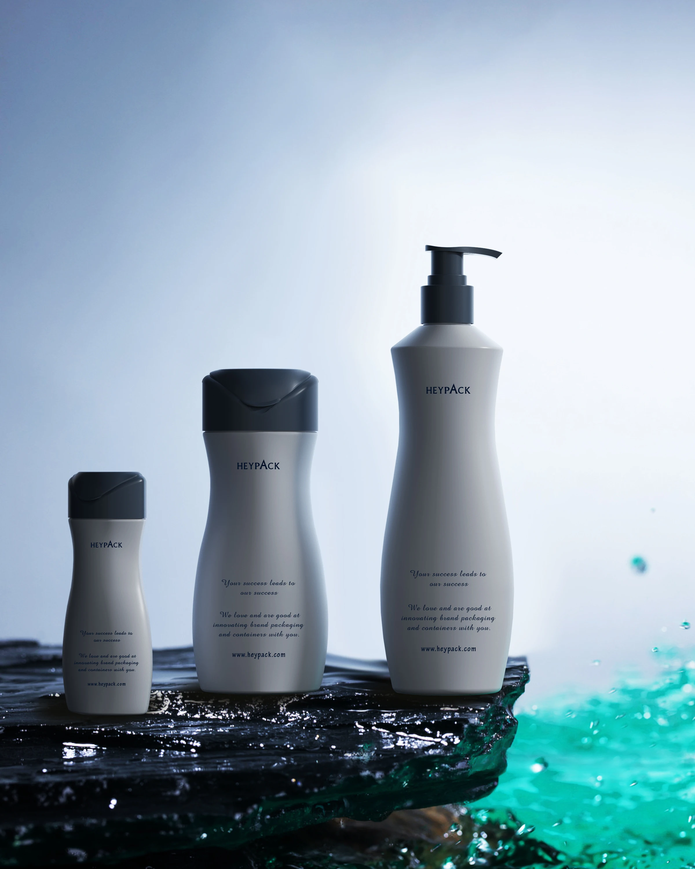 200ml 400ml 750ml High Grade Shower Gel Bottle With Flip Top Lid Plastic Lotion Shampoo Bottle Dispenser Pump Bottle