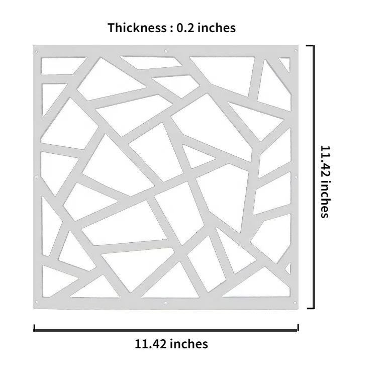 2022 New Style Hanging Room Dividers Thin Partition Panel Screens DIY Room Divider For Hotel Restaurant Space Decor Art Style