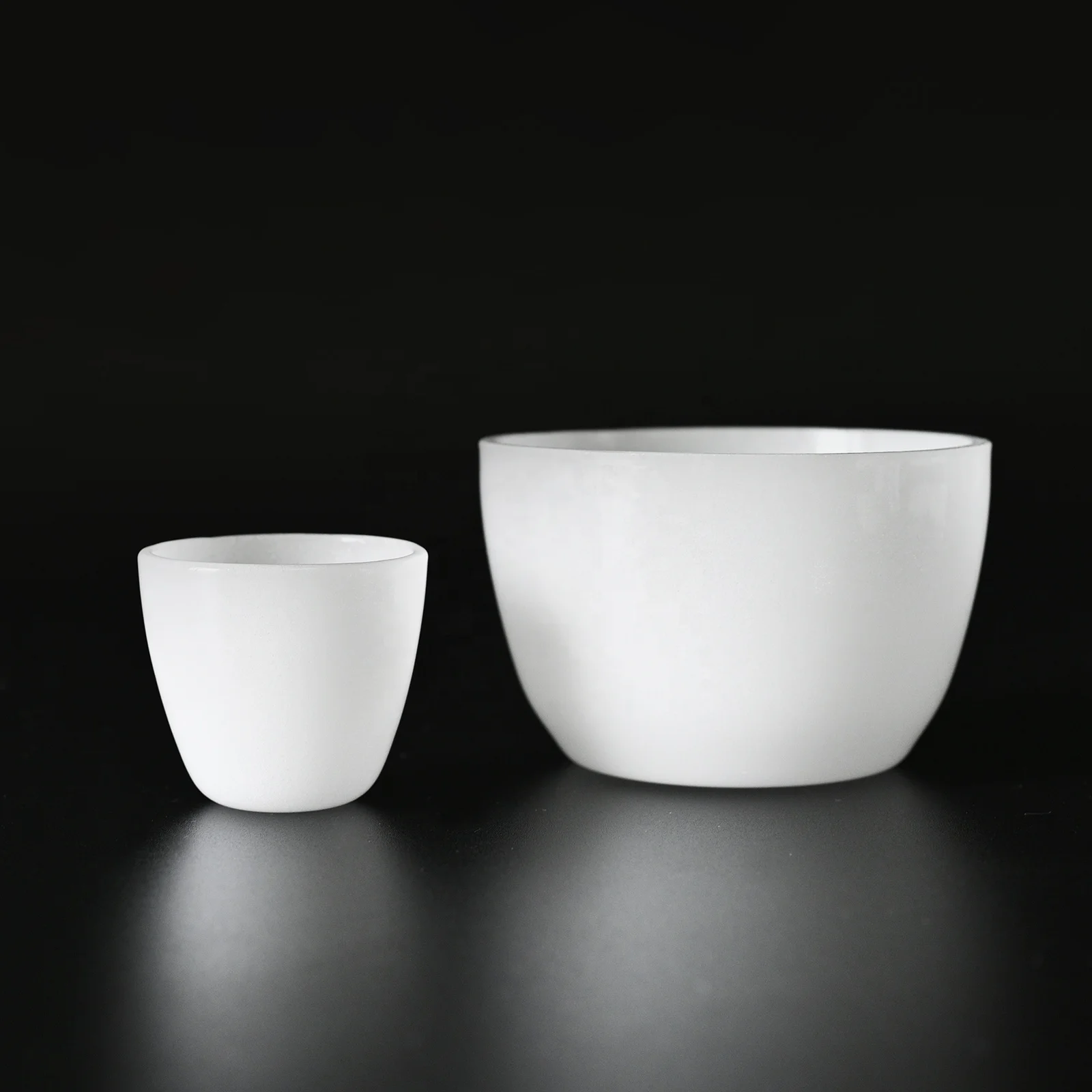 SUCCESS Laboratory Use Milky White Quartz Crucible Fused Silica Quartz For Heating Creuset De Silice