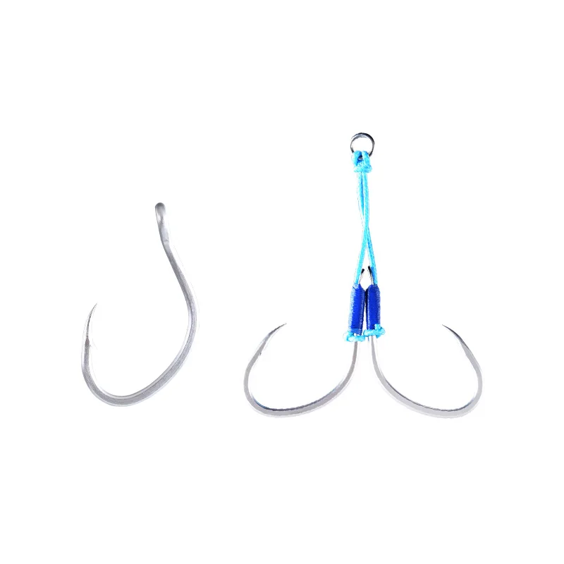 Ecooda Brand Black Expert Sea Fishing Assist Hook Pike Hook Slow Jigging Hook