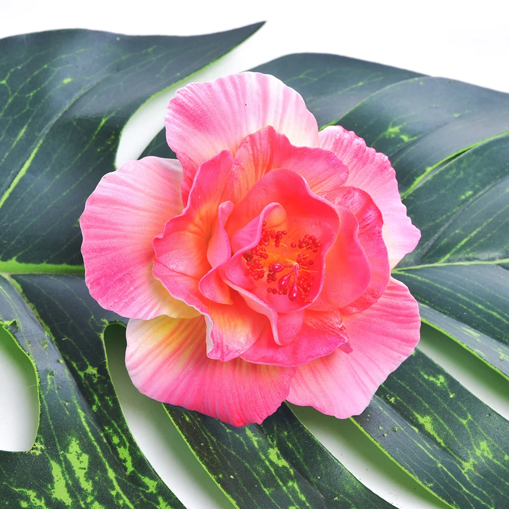 Wholesale Hawaiian EVA Foam Multilayer Hibiscus Hair Pick Flower Fashion for Store Home Decoration