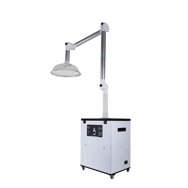 
Double Arm Double Functions White Color Beauty Fume Extractor China Manufacturer 