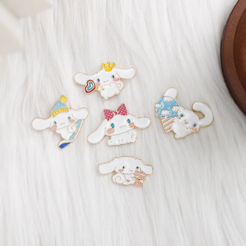Аниме Cinnamoroll Kuromi Hello Kitty Мелодия Pochacco милое животное эмаль значок для продажи