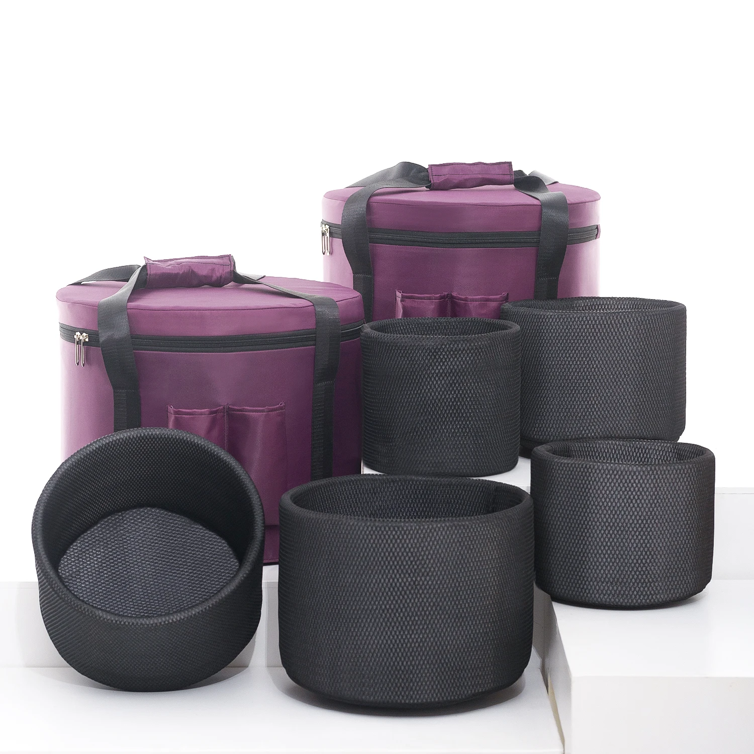 KVKA 6-12 дюймов звуковое Исцеление 7 Чакр кварцевая Хрустальная Поющая чаша набор с чехлом