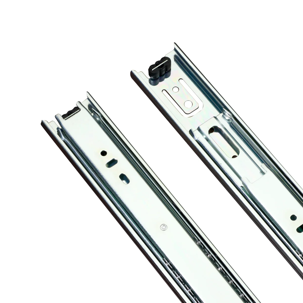Full customized 45mm width series slides full extension ball bearing drawer telescopic guide railways kitchen cabinet sliders