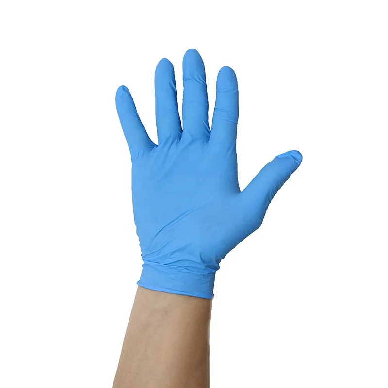Rubber Wholesale Manufacturers Nitrile Powder Free Washing Safety Hand Kitchen Plastic Vinyl Household Disposable Gloves