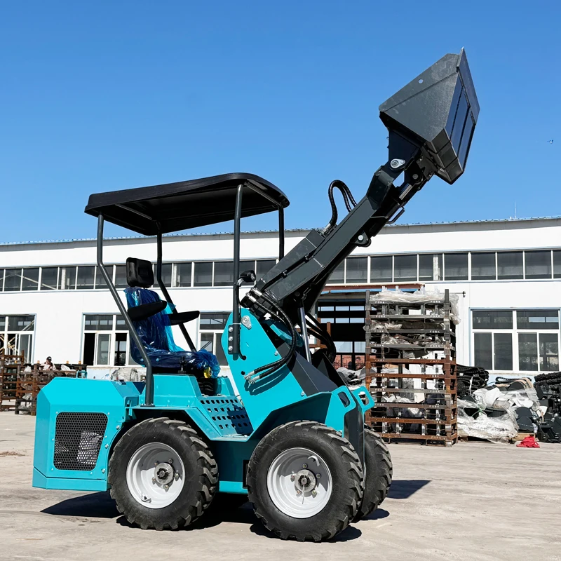Good Quality Mini Skid Loader Skid Steer Loader Manufacturers Chinese Wheel Mini Skid Steer Loader with seat  For Sale