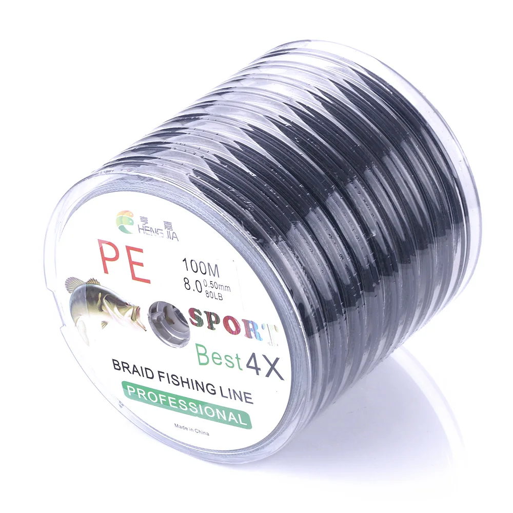100m Fishing Line 4 Strands Braided Fishing Line With Factory Price