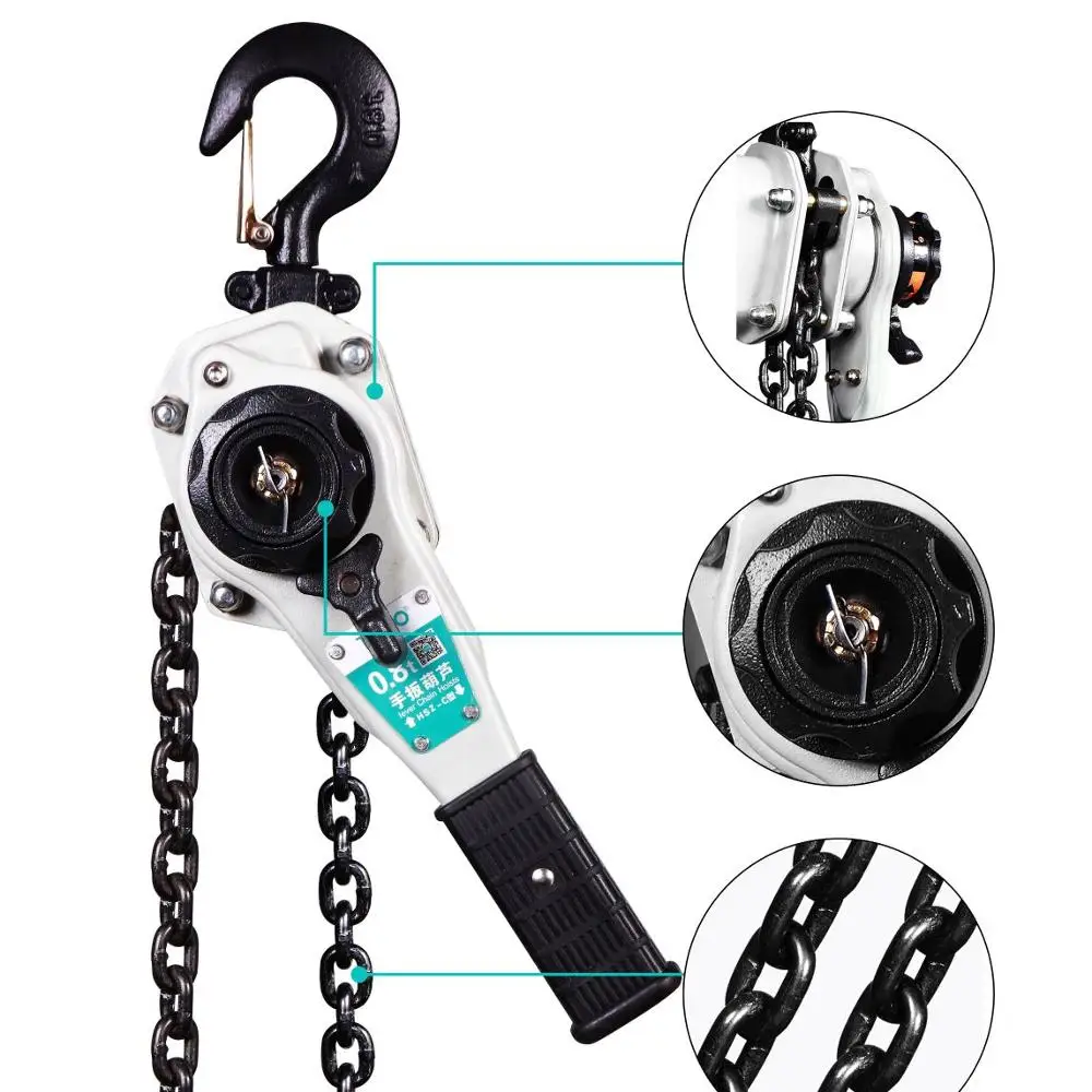 TOYO Brand 0.25 0.5 0.75 1.6 3.2 Tons HSZ-EA Ratchet Lever Chain Hoist China Suppliers
