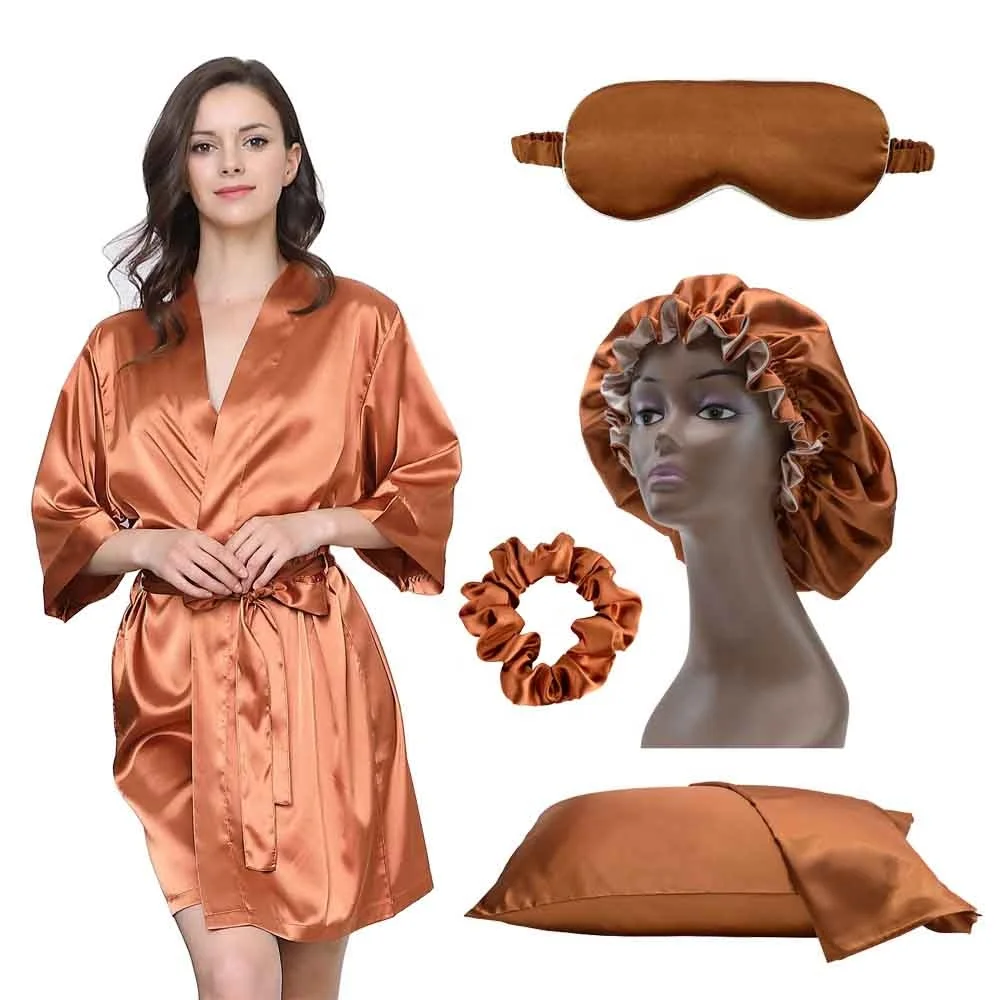 Factory Supplier Luxury Silk Hair Scrunchies 5cm 6cm Elastic Band Fashion Girls Soft Smooth Satin Hairband Women Scrunchy