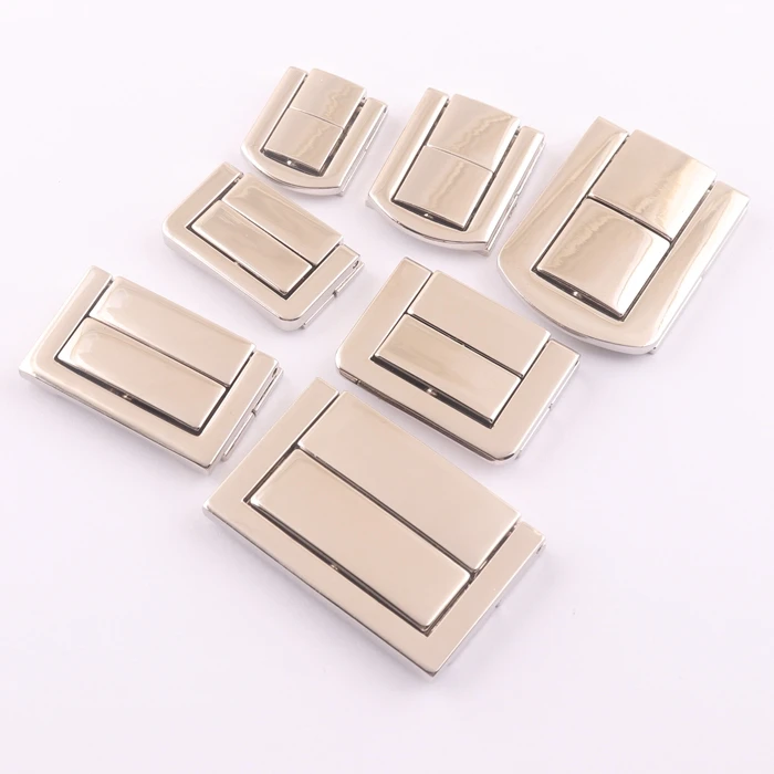 wholesale wooden jewelry box U shape latch lock for leather suitcase