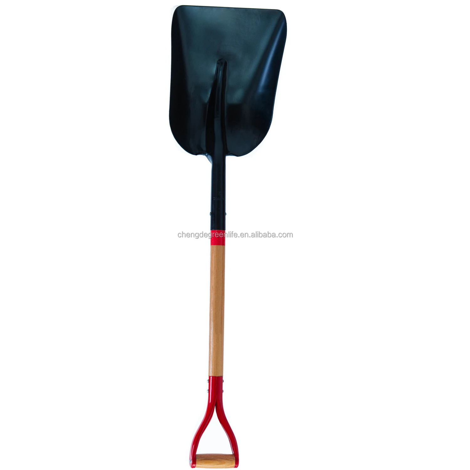 Snow and Grain Scoop Shovel with Wood Handle