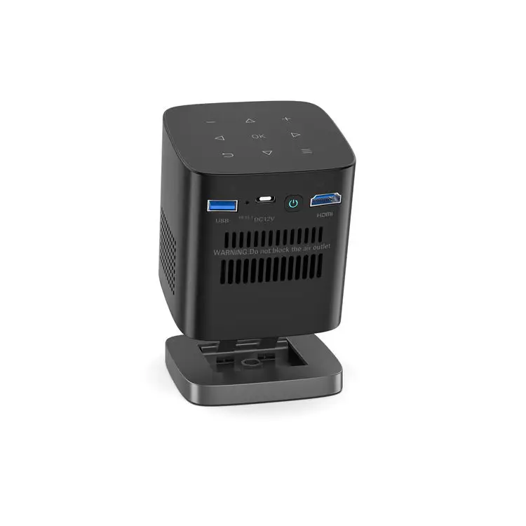 C1000 4K DLP Projector Android 9 Smart TV 3D Home Theater Projector For Camping Portable Projector