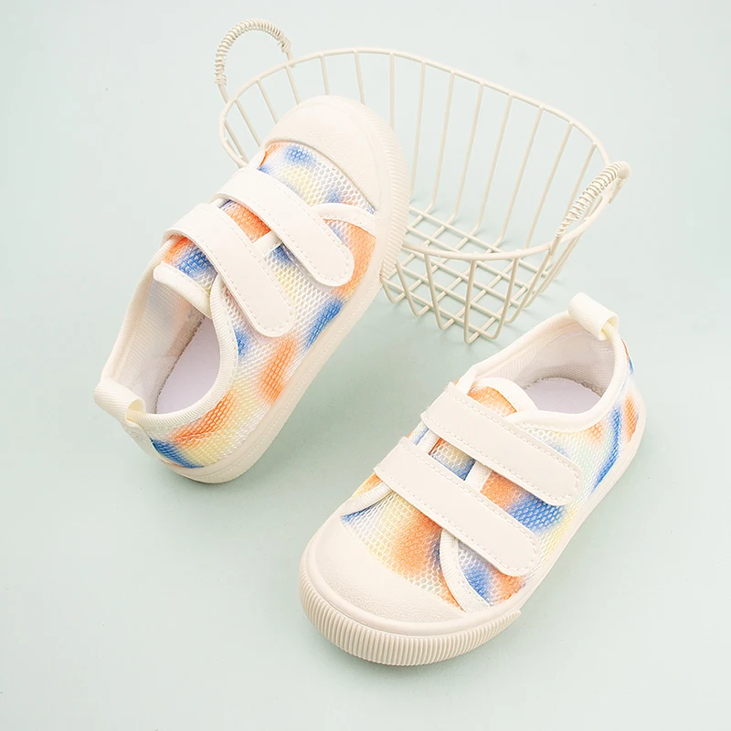 New Products Summer Children Genuine Breathable Mesh Casual Shoes Kids Hollow out Solid Color Sandals