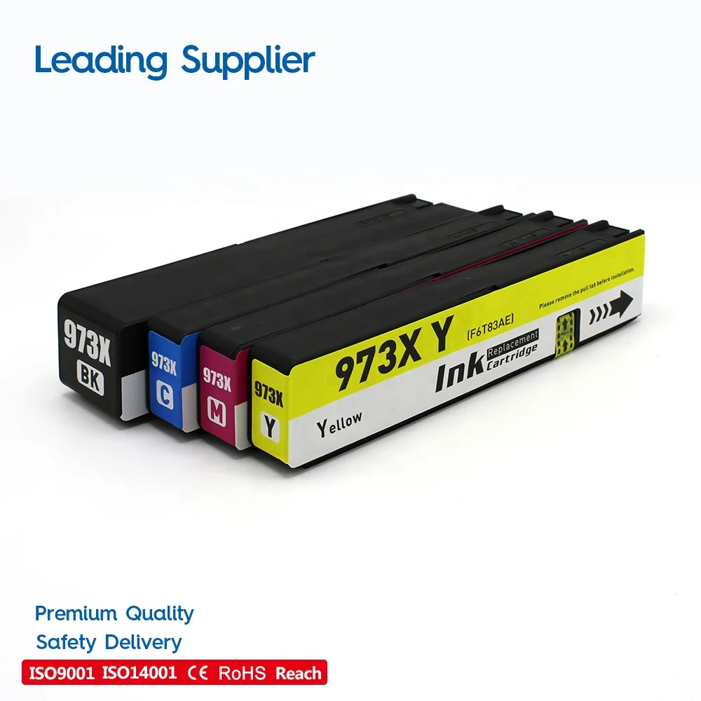 INK-TANK 973 973X 973XL премиум цвета Совместимый струйный картридж для HP973X для струйного принтера HP Pagewide pro 452dn 477dw принтер