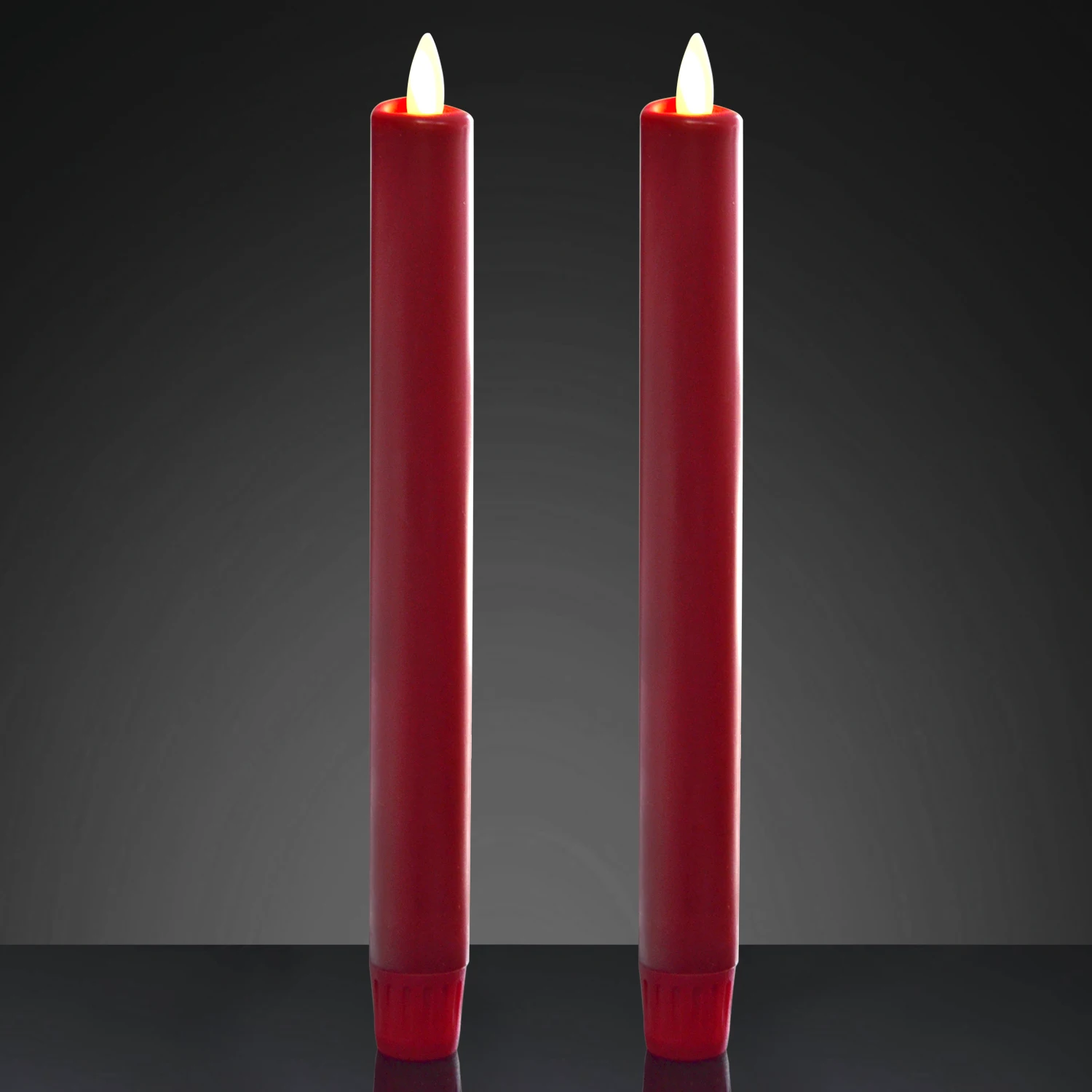 Engagement Birthday Long 3D Bullet Moving Wick LED Light Candles for Decoration