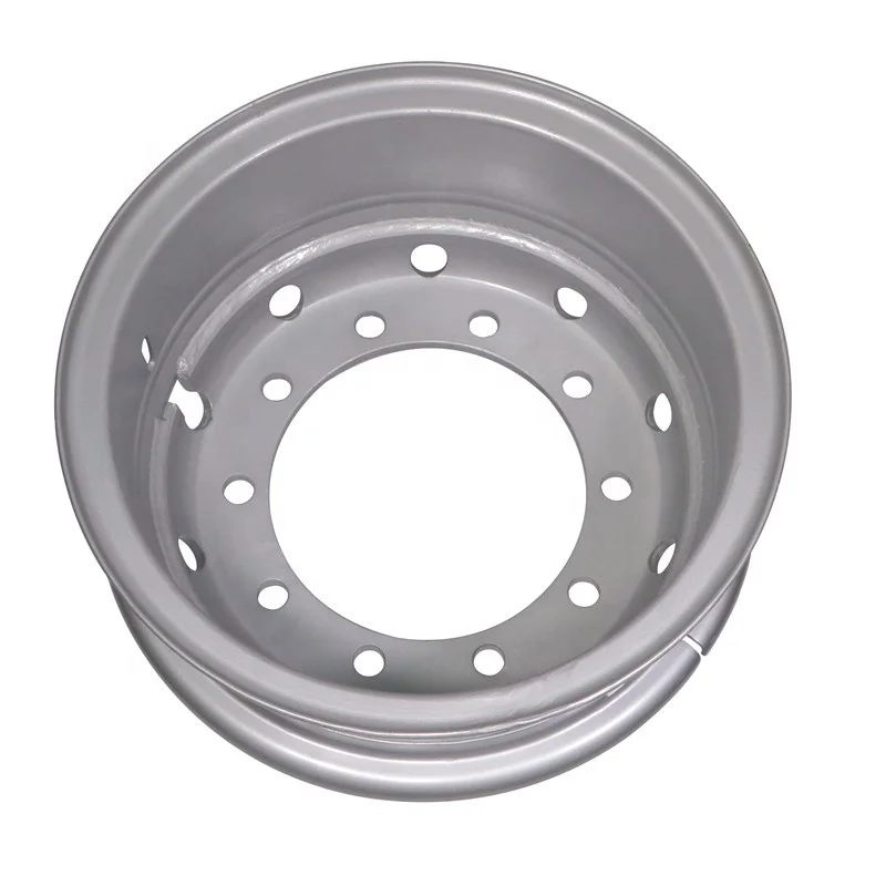 High Quality Heavy Truck Rims 6.5-20 Inch Steel Wheels Tyre Size Freightliner Truck Parts