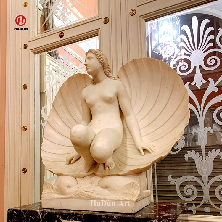 Marble Egyptian Sphinx Statue for Home Decoration Outdoor Ancient Greek White Natural Marble Customized Size