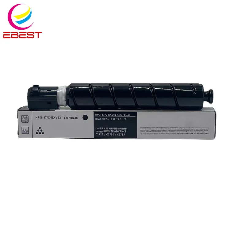 EBEST заводской совместимый Canon NPG87 GPR65 CEXV63 Заправка тонера для IR ADV C2725 C2730 C2735 копировальный Тонер-картридж