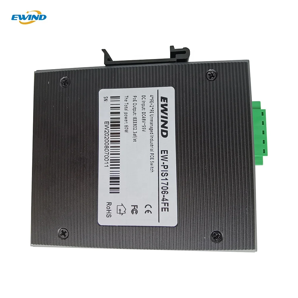 Factory OEM Customized 6 Ports 100M Industrial Ethernet Switch