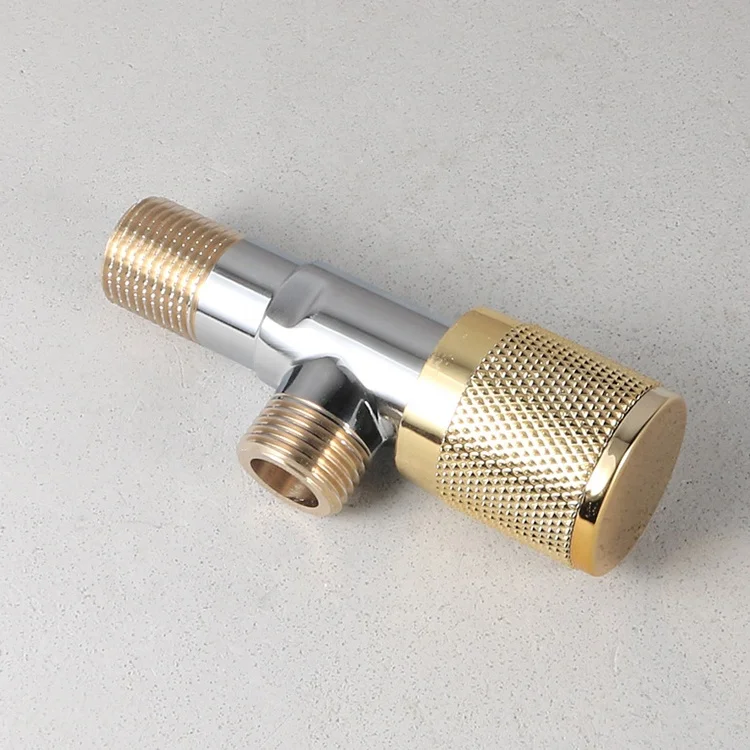 Hot sell new design wholesale brass cartridge triangle valve wash basin angle valve for toilet