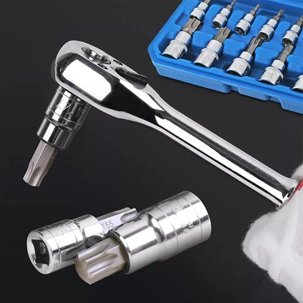 Wholesale 13PCS Torx Bit Socket Set T8-T70 1/4' 3/8' 1/2' Screwdriver Drive Repair Tool