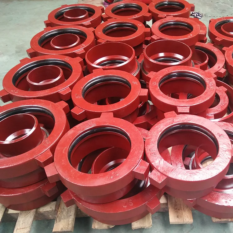 High quality API forged seal tank union 3 pieces per  hammer union pipe fittings