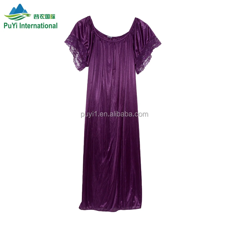 second hand clothing women's sleepwear silk nightgown bale used clothes bulk silk pajamas