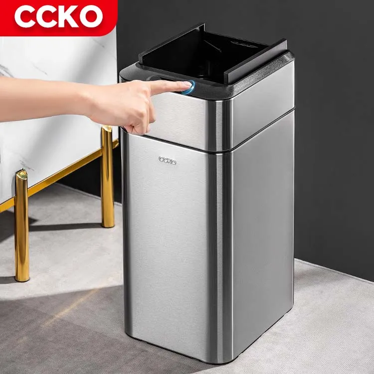 20L/25L Hotel Electric Smart Bin Touchless Garbage Can Self Sealing Sensor Trash Bin Kitchen Automatic Trash Can For Bathroom