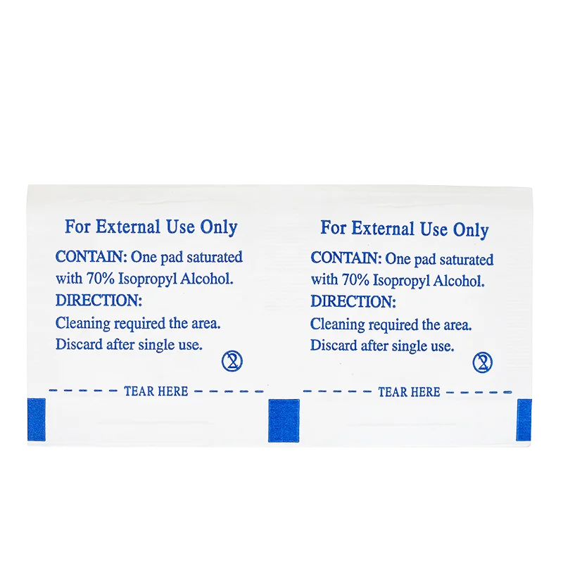 70% Isopropyl Non-woven  Wholesale Disposable Alcohol Prep Pad good price