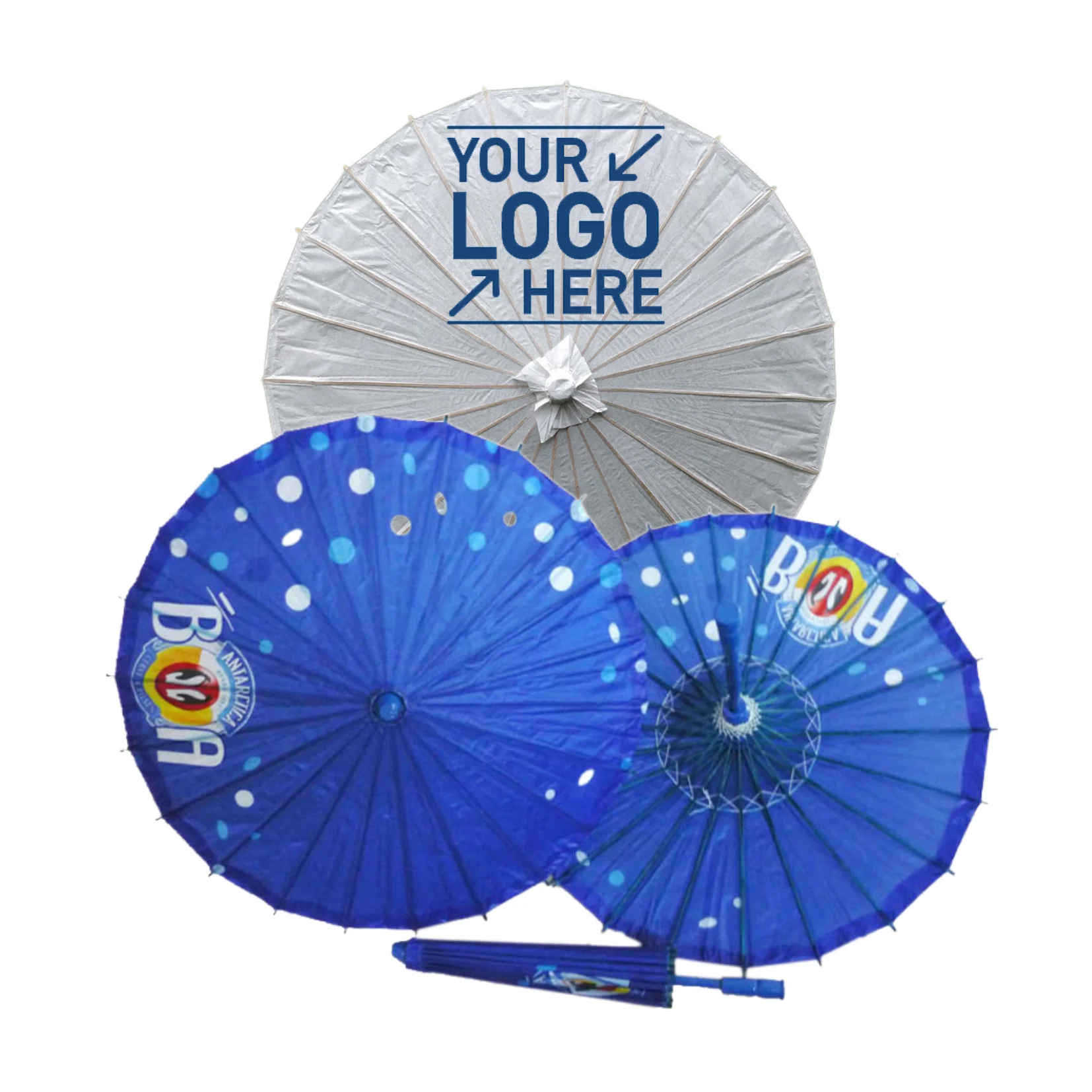 Бумажные зонтики ручной работы на заказ