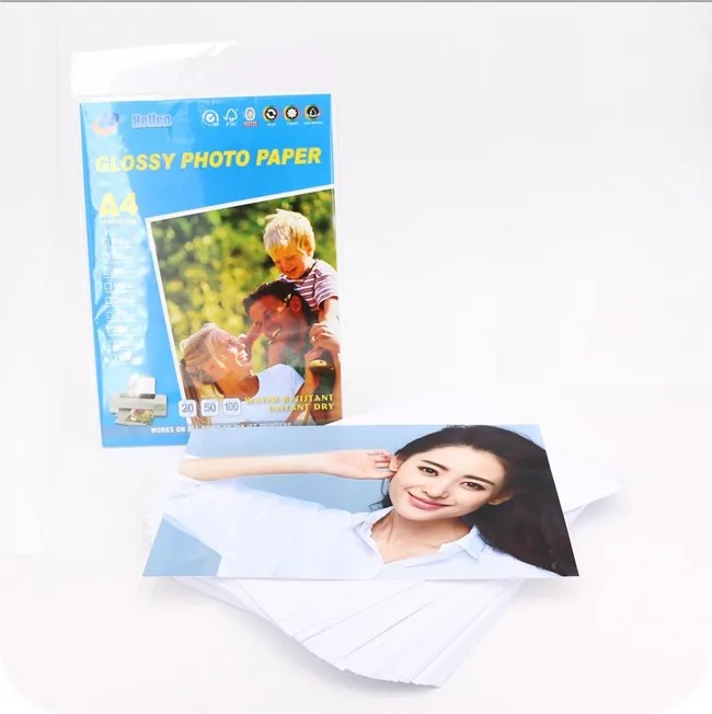 Professional Manufacturer 115g~300g Photo Paper A3 A4 Inkjet Glossy Paper Cheap Photo Paper